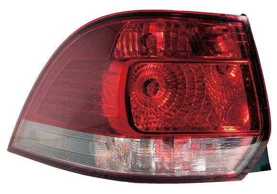 ALKAR 2241137 Rear light Outer section, without bulb holder, Left, PY21W, Housing with black interior