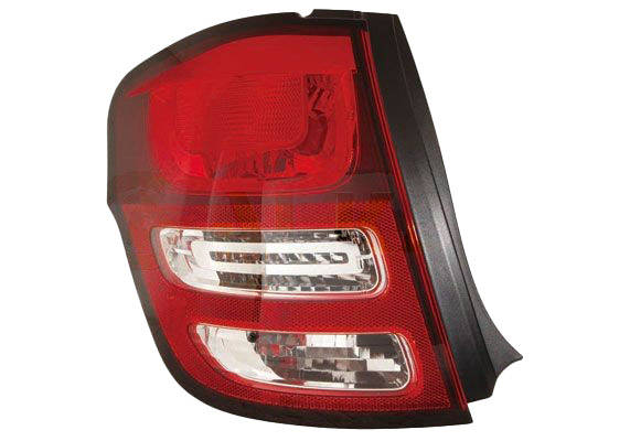 ALKAR 2261852 Rear light Left, without bulb holder, Outer section, PY21W-image-9292924