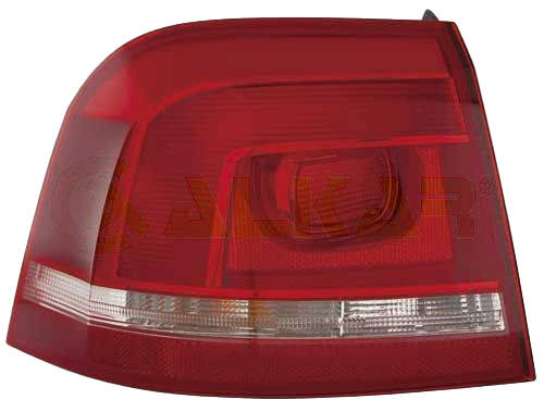 ALKAR 2296118 Rear light Right, without bulb holder, W16W-image-9298332