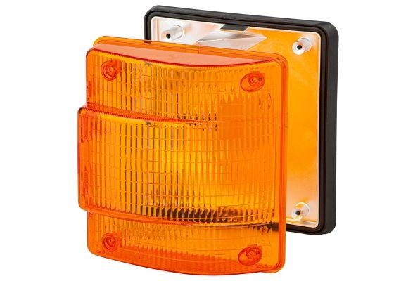HELLA 2BA 007 839-001 Turn Signal Right Front, with bulb holder, yellow (amber), without bulbs-image-932881
