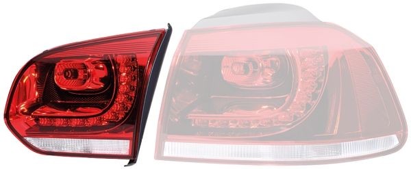 HELLA 2SA 010 409-161 Rear light Right, with bulb holder, Inner Section, W16W-image-934738