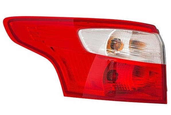 HELLA 2VA 354 995-111 Rear light Left, with bulb holder, Outer section, W5W, with bulbs-image-935408