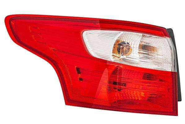 HELLA 2VA 354 995-151 Rear light Left, with bulb holder, Outer section, PY21W, with bulbs-image-935410