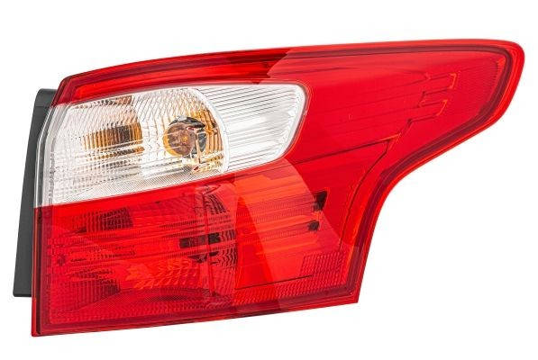 HELLA 2VA 354 995-161 Rear light Right, with bulb holder, Outer section, PY21W, with bulbs-image-935411