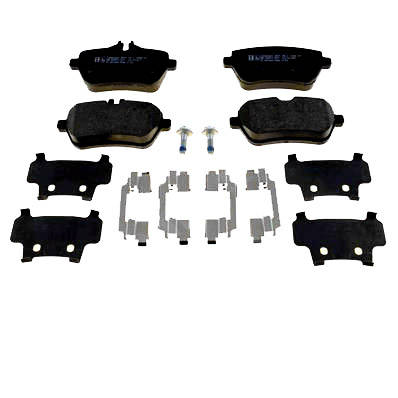 ZIMMERMANN 25071.190.2 Brake pad set Rear Axle, prepared for wear warning indicator, with sliding plate, with bolts/screws