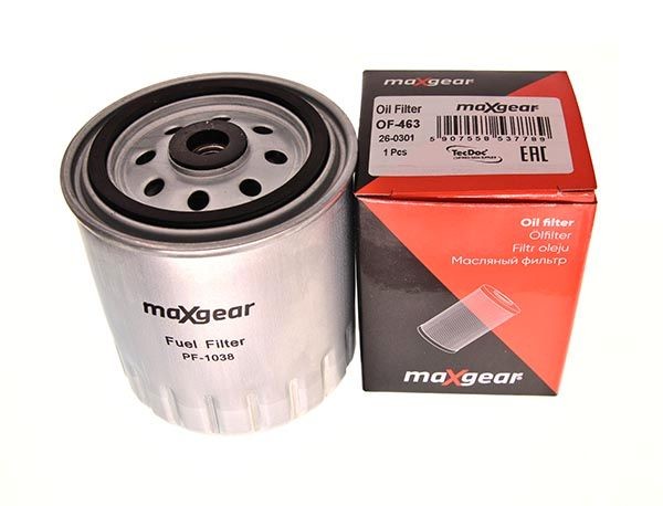 MAXGEAR 26-0020 Fuel Filter Spin-on Filter, with gaskets/seals-image-9394637