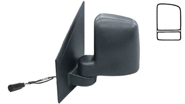 Rétroviseur extérieur Iparlux 27313821 gauche électrique chauffant, avec rétroviseur à grand angle, convexe pour véhicules avec direction à gauche