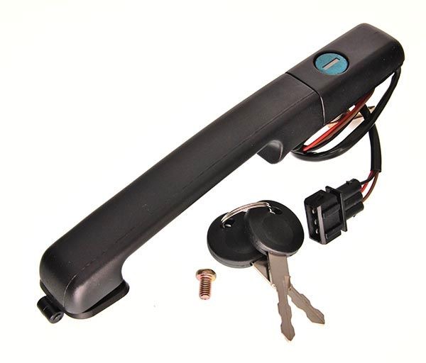 MAXGEAR 28-0060 Door Handle Left Front, black, with lock barrel