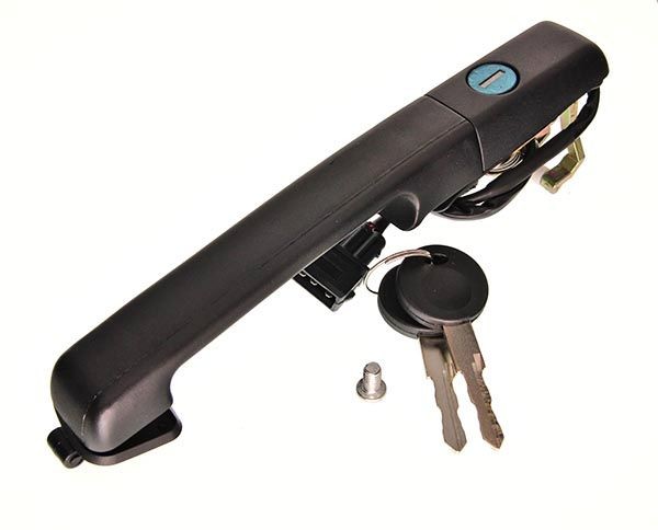 MAXGEAR 28-0066 Door Handle Right Front, black, with lock barrel