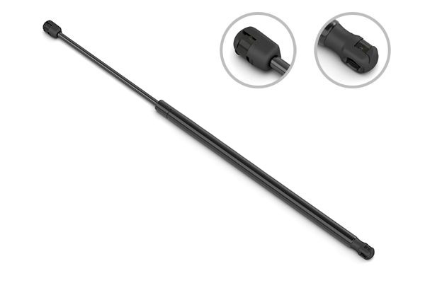 Side view of STABILUS 283715 Tailgate strut Extention Force: 290N