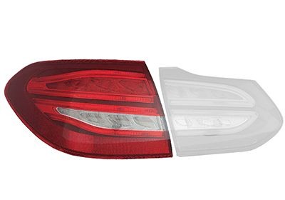 VAN WEZEL 2925925U Rear light Left, with bulb holder, Outer section, LED-image-9441351