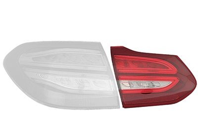 VAN WEZEL 2925927U Rear light Left, with bulb holder, Inner Section, LED-image-9441353