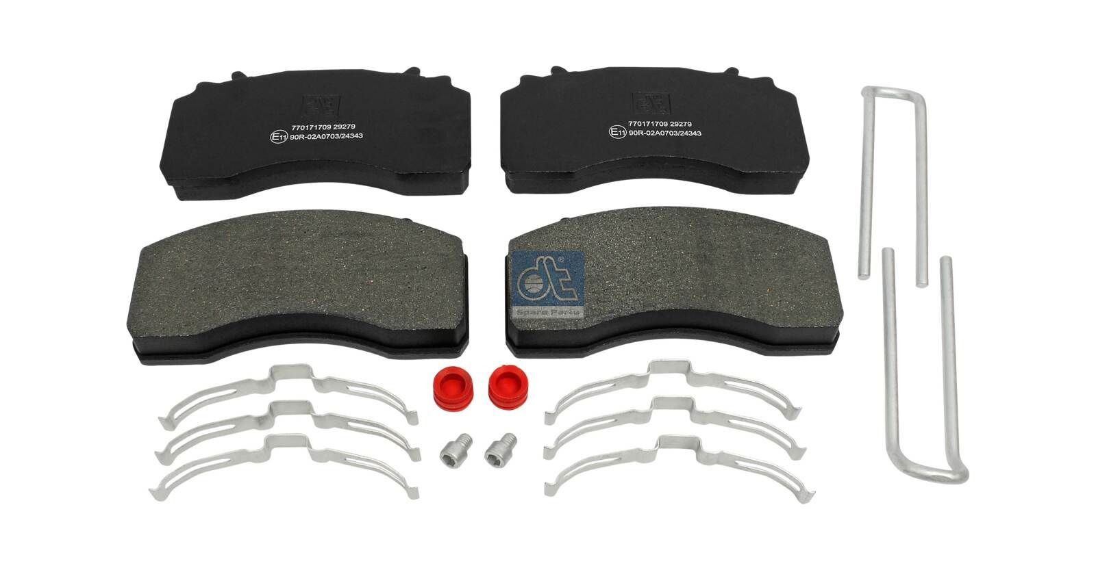DT Spare Parts 3.96408 Brake pad set Front Axle-image-9467067