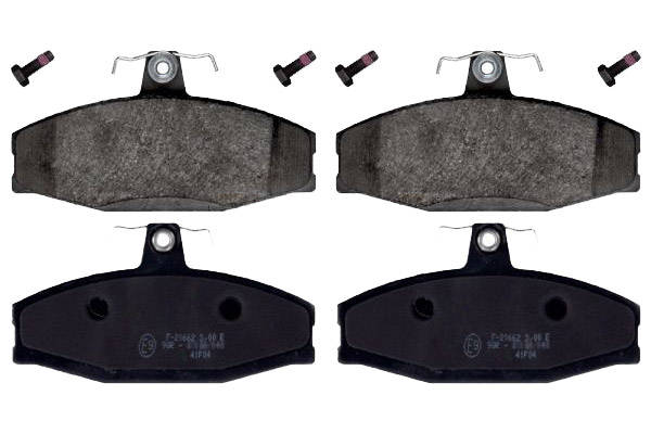 SWAG 30 11 6209 Brake pad set Front Axle, with fastening material-image-9467291