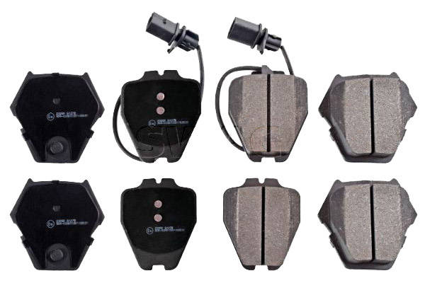 SWAG 30 11 6218 Brake pad set Front Axle, incl. wear warning contact-image-9467296