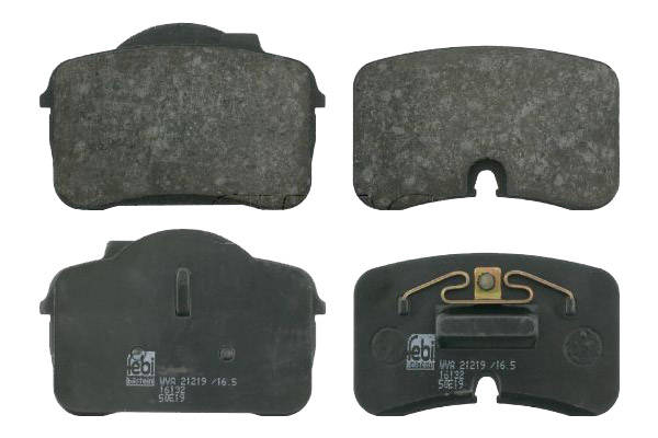SWAG 30 91 6132 Brake pad set Front Axle, prepared for wear warning indicator-image-9467495