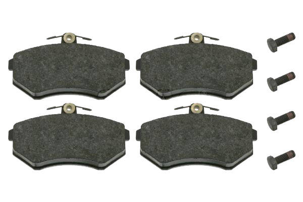 SWAG 30 91 6308 Brake pad set Front Axle, excl. wear warning contact, with bolts/screws-image-9467508