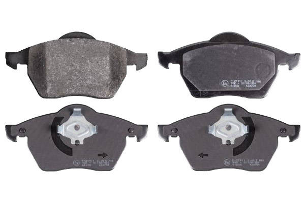 SWAG 30 91 6338 Brake pad set Front Axle, excl. wear warning contact, with piston clip-image-9467519