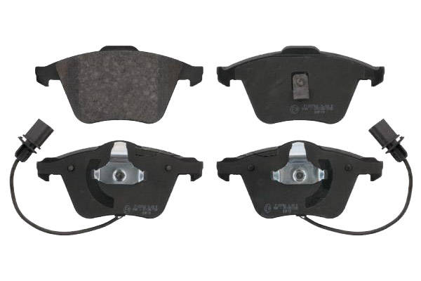 SWAG 30 91 6455 Brake pad set Front Axle, incl. wear warning contact, with piston clip-image-9467533