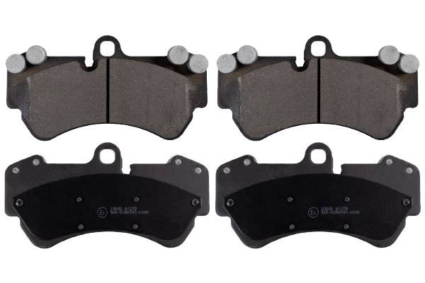 SWAG 30 91 6459 Brake pad set Front Axle, prepared for wear warning indicator-image-9467537