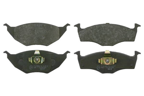 SWAG 30 91 6530 Brake pad set Front Axle, with piston clip-image-9467552