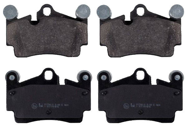 SWAG 30 91 6619 Brake pad set Rear Axle, prepared for wear warning indicator-image-9467560