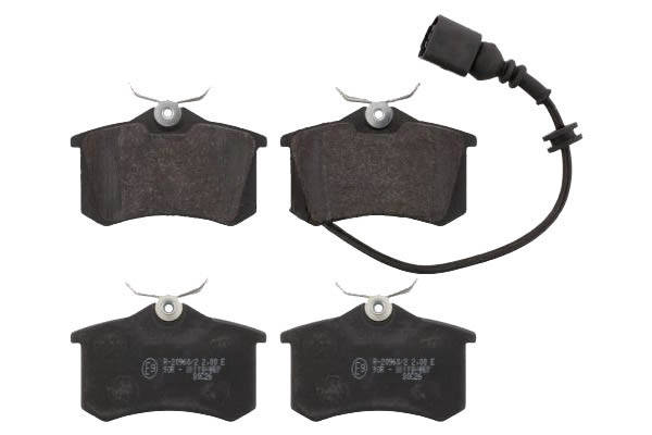 SWAG 30 91 6639 Brake pad set Rear Axle, incl. wear warning contact-image-9467563