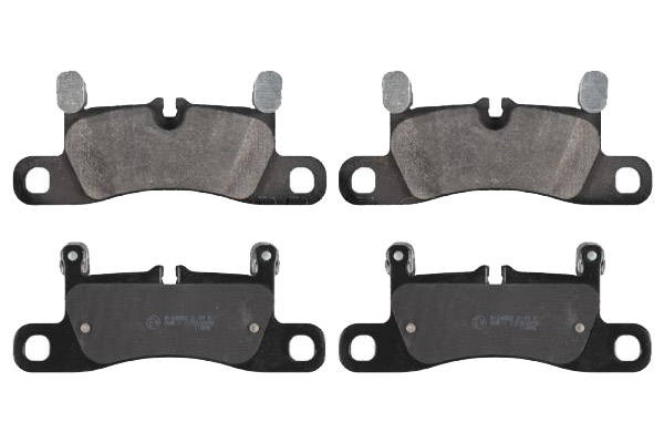 SWAG 30 91 6809 Brake pad set Rear Axle, prepared for wear warning indicator-image-9467574