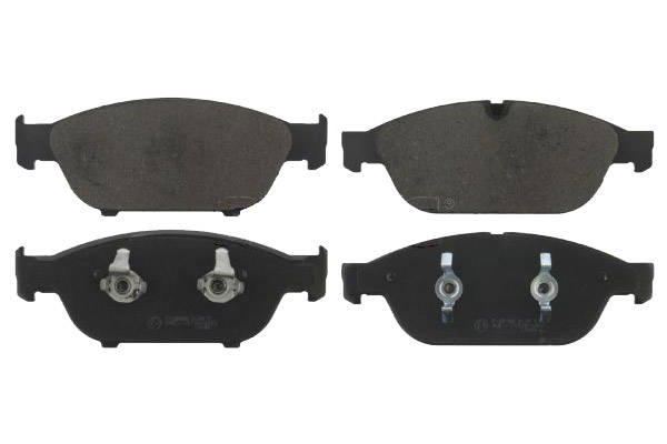 SWAG 30 91 6823 Brake pad set Front Axle, prepared for wear warning indicator, with piston clip-image-9467576