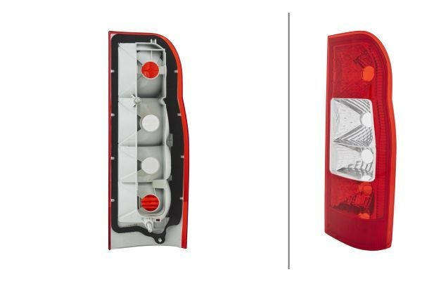 HELLA 9EL 171 968-011 Rear light without bulb holder, Left, W5W, without bulbs