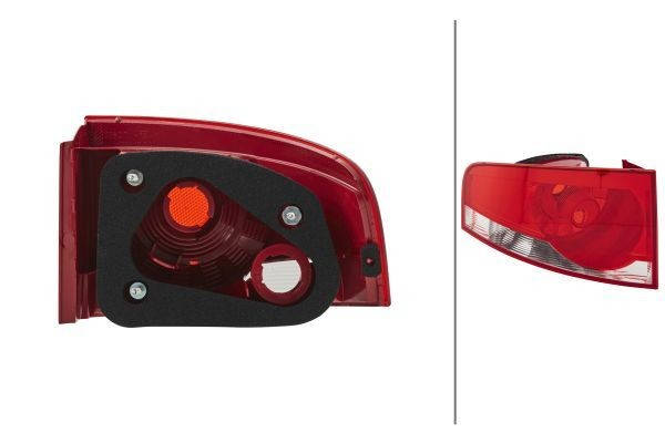 HELLA 9EL 354 080-011 Rear light Left, without bulb holder, Outer section, PY21W, without bulbs-image-951760