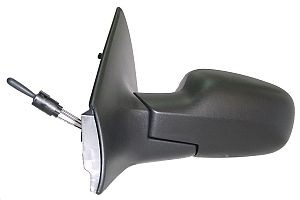 ABAKUS 3127M03 Wing mirror Left, grey, Control: cable pull, primed