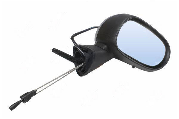 ABAKUS 3135M04 Wing mirror Right, grey, Electric, with temperature sensor, primed
