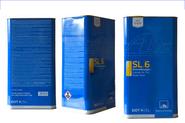 ATE 03.9901-6403.2 Brake Fluid SL.6 DOT 4 5l
