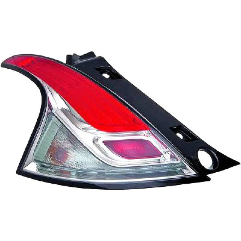 DIEDERICHS 3214090 Rear light without bulb holder, Right, LED