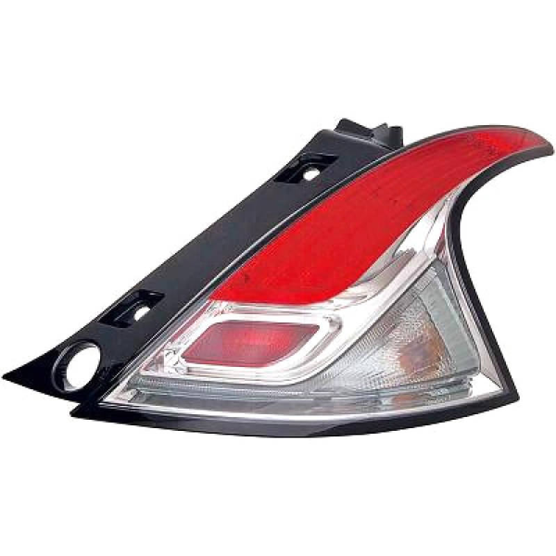 DIEDERICHS 3214091 Rear light without bulb holder, Left, LED