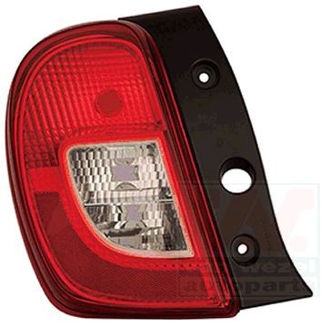VAN WEZEL 3335931 Rear light Left, without bulb holder-image-9580756