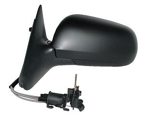 ABAKUS 3505M04 Wing mirror Left, grey, Control: cable pull, primed