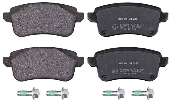 A.B.S. 35118 Brake pad set without integrated wear sensor-image-9620676