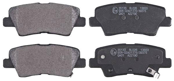 A.B.S. 35133 Brake pad set with acoustic wear warning-image-9621230
