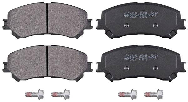 A.B.S. 35145 Brake pad set without integrated wear sensor-image-9621366