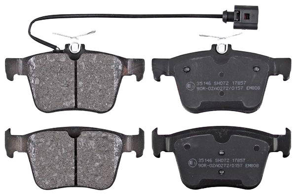 A.B.S. 35146 Brake pad set with integrated wear sensor-image-9621372