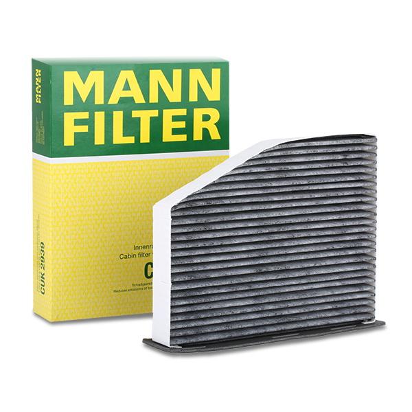 Side view of MANN-FILTER CUK 2939 Pollen filter Activated Carbon Filter