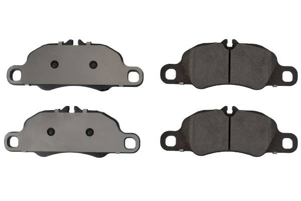 SWAG 38 11 6172 Brake pad set Front Axle, prepared for wear warning indicator, with anti-squeak plate-image-9659305