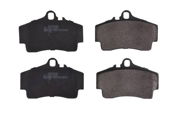 SWAG 38 91 6521 Brake pad set Rear Axle, prepared for wear warning indicator-image-9659345