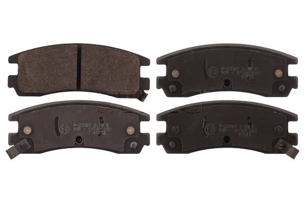 SWAG 40 11 6154 Brake pad set Rear Axle, with acoustic wear warning-image-9682891