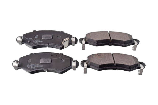 SWAG 40 91 6387 Brake pad set Front Axle, with acoustic wear warning-image-9683513