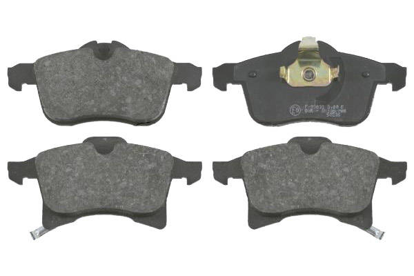 SWAG 40 91 6491 Brake pad set Front Axle, with acoustic wear warning, with piston clip-image-9683516