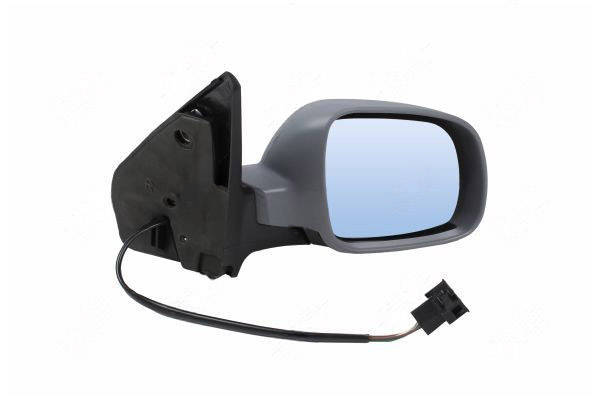 ABAKUS 4011M34 Wing mirror Right, grey, Electric, Small mirror housing, primed
