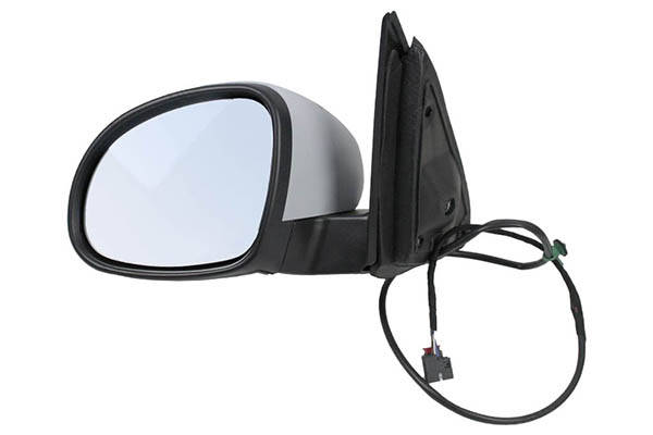 ABAKUS 4042M05 Wing mirror Left, Electric, Heatable, primed, grey-image-9701274
